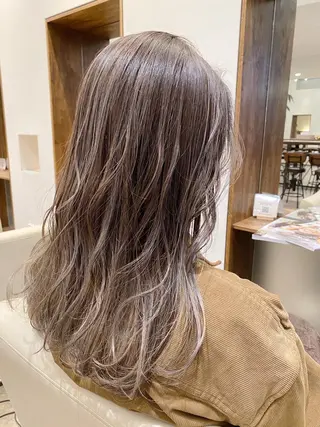 セミロング カラー 入江 允のヘアスタイル