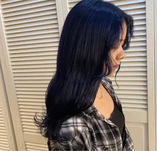 ロング カラー 遠藤沙也加 /レイヤーカットのヘアスタイル