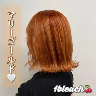 ミディアム カラー ヘアアレンジ SALOWIN上野店所属・💕上野美容師☁ ブリーチ💖サワのヘアスタイル