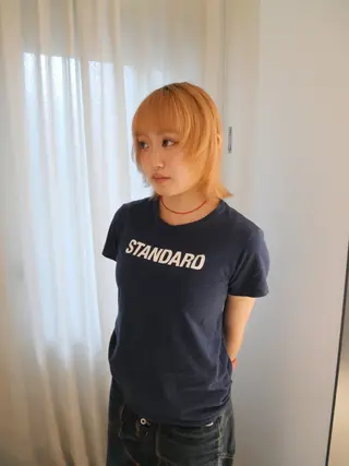 カラー カットモデル FILMSりくのヘアスタイル