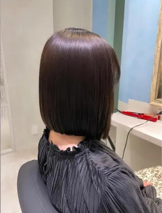 ミディアム カラー 🌷ピンク/韓国風 暖色カラー ゆい🌷のヘアスタイル