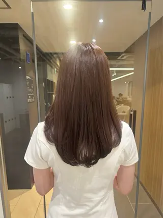 セミロング カラーモデル募集/ 小山栞のヘアスタイル