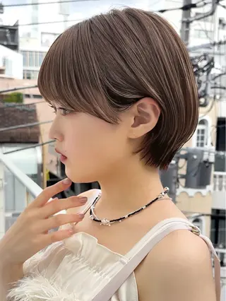 ショート 🎀大川 錬🎀 ブリーチなしWカラーのヘアスタイル