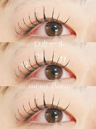 マツエク・マツパ mean Roomのマツエク・マツパデザイン