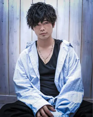 ショート ヘアアレンジ メンズ メンズパーマ特化🔥 ツイスパ/シャドウのヘアスタイル