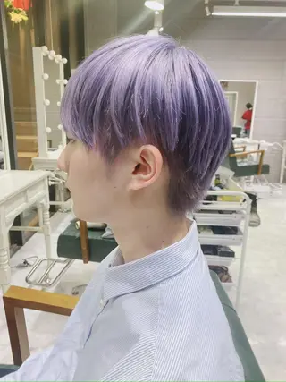 ショート カラー メンズ ヘアアレンジ 𝐑𝐈𝐍𝐊𝐀 🐣🩷のヘアスタイル