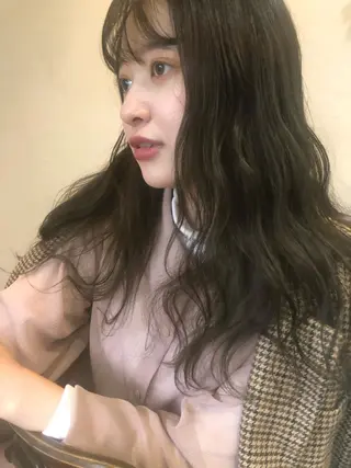 ロング カラー classic 新横浜所属・大人girly🛋️ 🤍yukakoのヘアスタイル