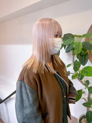 ショート カラー Cinq所属・ハイライト🌟/ ボブ/豊田のヘアスタイル