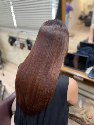 ロング 茅野 あゆ美のヘアスタイル