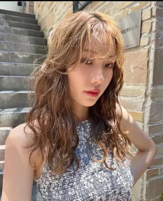 パーマ SALOWIN新宿三丁目frente所属・髪質改善/艶カラー MISATOのヘアスタイル