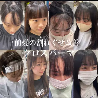 ミディアム 横山 翔のヘアスタイル