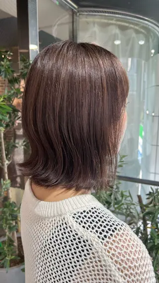 ミディアム カラー 似合わせカット/ネイ ル/🌺ココネ🌺のヘアスタイル