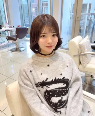 ショート 銀座♡透明感カラー/ 顔周りカットFukaのヘアスタイル