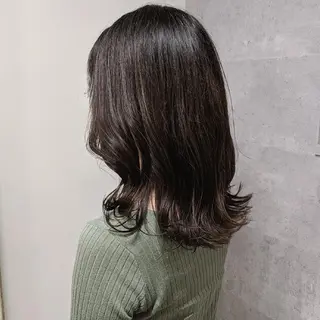 セミロング カラー ヘアアレンジ PRIVATE SALON EYES所属・EYES リアのマツエク・マツパデザイン