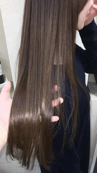 セミロング カラー 髪質改善&韓国風特化 型サロン ミシェリーのヘアスタイル