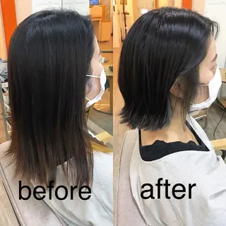 ミディアム 仙台脱白髪染め 高橋圭のその他イメージ