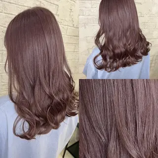 セミロング カラー エクステ＆艶カラー 🎀YURINA🎀のヘアスタイル