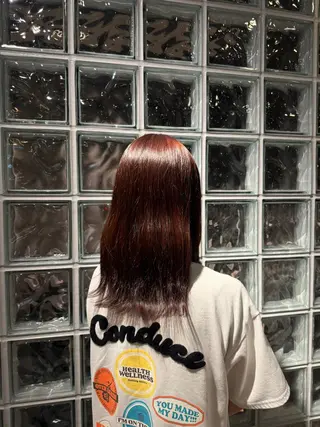 カラー 木村 柚伊のヘアスタイル