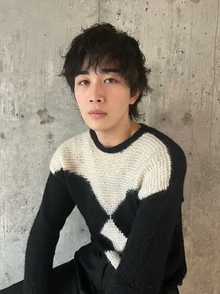 パーマ メンズ メンズカット表参道/ 渡邉真由のヘアスタイル