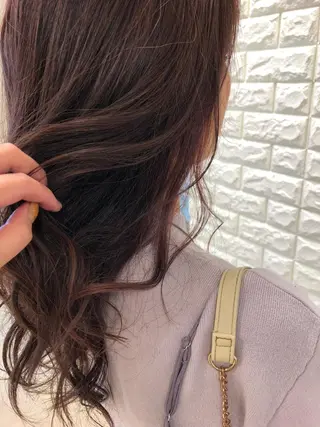 ロング カラー 似合わせ.ﾍｱｾｯﾄ 得意🌹井上美沙のヘアスタイル