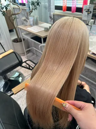 ロング カラー ♡ハイトーン★ ネイル/しの♡のヘアスタイル