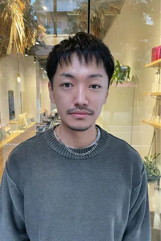 ショート メンズ 藤崎百道メンズカット Zina/森井唯央のヘアスタイル