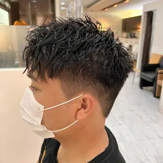 パーマ メンズ アグヘアーシータ所属・🤩メンズカット/ パーマ山本🤩のヘアスタイル