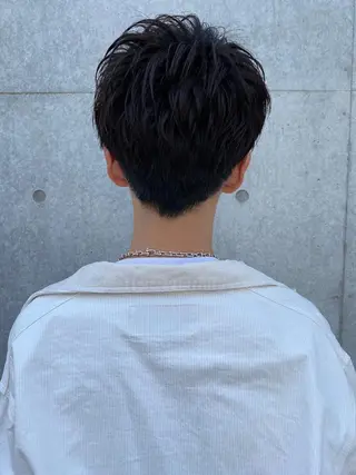 メンズ ♡くすみトレンド ♡Rikutoのヘアスタイル