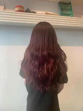 ロング カラー ハイトーン/レイヤー 💜Akaneのヘアスタイル