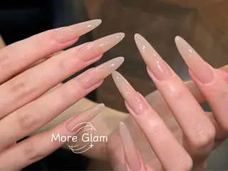 ロング more glam 原宿店のネイルデザイン