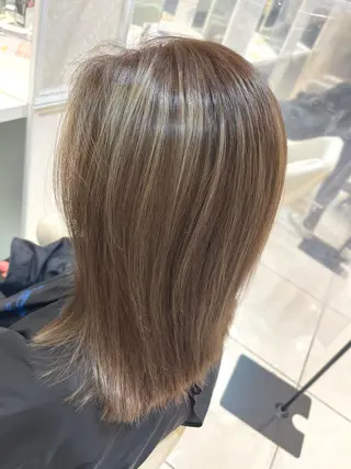 ミディアム カラー 🌈ぷる艶カラー🌈 髪質改善👑柳沼尚貴のヘアスタイル