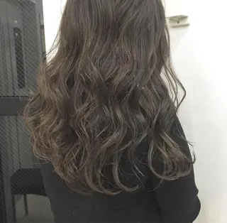 ロング カラー パーマ ヘアアレンジ hayaka todaのヘアスタイル