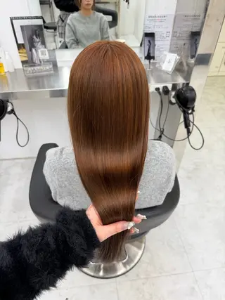 カラー 透ける透明感カラー 🤍anju🎀のヘアスタイル