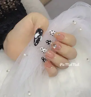 ネイル momo 長さだしのネイルデザイン