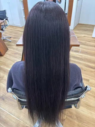 ロング カラー 💗韓国風艶カラー 🇰🇷まなか🎀のヘアスタイル