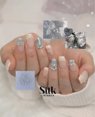 ネイル 🎀Silk by Bianca陽菜果のネイルデザイン