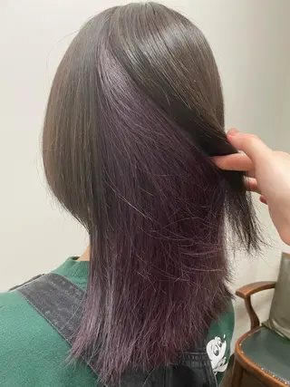 セミロング カラー スタイリスト /YUNAのヘアスタイル