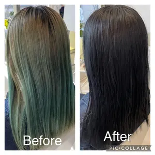 カラー 山本 菜月のヘアスタイル