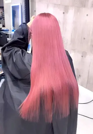 ロング カラー HARUKA🖤 ハイトーンのヘアスタイル