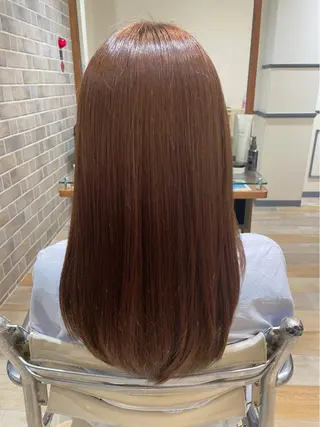 ロング 松島 涼花のヘアスタイル