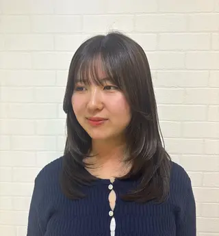 セミロング カラー 🫧arisa🫧 レイヤー/アレンジのヘアスタイル