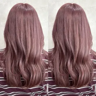 ロング カラー 💎色落ち綺麗に白肌 ラベンダー💎りんのヘアスタイル