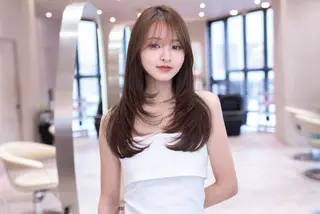 ロング カラー 新宿/透明感カラー ×艶髪TR/SAYAのヘアスタイル