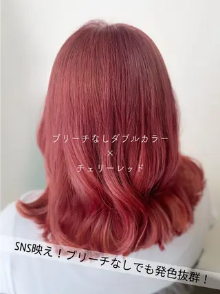 ミディアム SARAJU 仁川店【カラー特化】のヘアスタイル