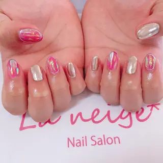 ネイル La neige* yuki 🥯🍑のネイルデザイン