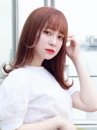 ミディアム カラー ヘアアレンジ トレンド眉🫧🪄 kumiの眉毛・アイブロウイメージ