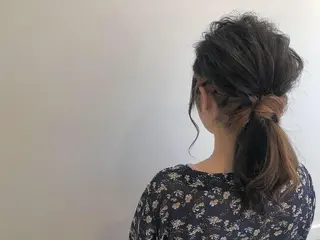 ミディアム GO TODAY SHAiRE SALON原宿Stella店所属・GO TODAY シェアサロンのヘアスタイル