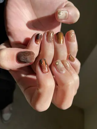 ネイル 草加ニュアンスネイル 🌚hersのネイルデザイン