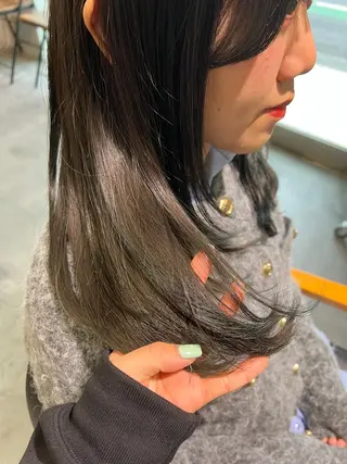 ロング morrow by suntown所属・💙AKANE ハイトーン特化💙のヘアスタイル