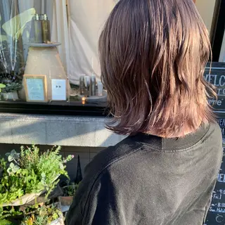 ミディアム 艶髪color💎髪 質改善ストレート大吉のヘアスタイル